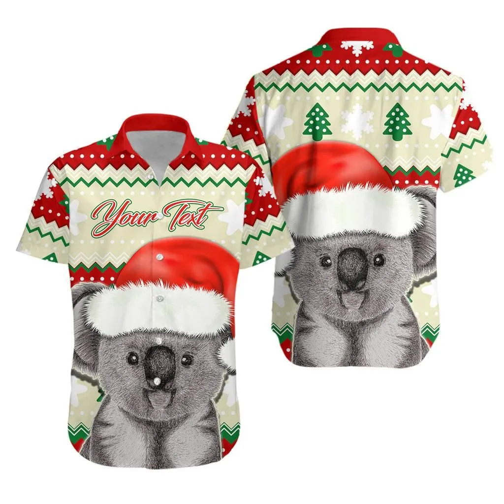 (Custom Personalised) Australia Merry Christmas Hawaiian Shirt Koala Lovers Lt13_1
