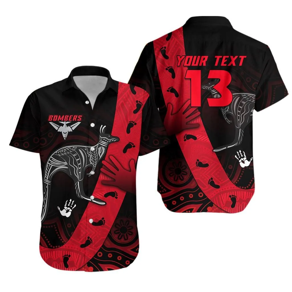 (Custom Personalised) Bombers Indigenous Hawaiian Shirt   Custom Text And Number Lt13_1