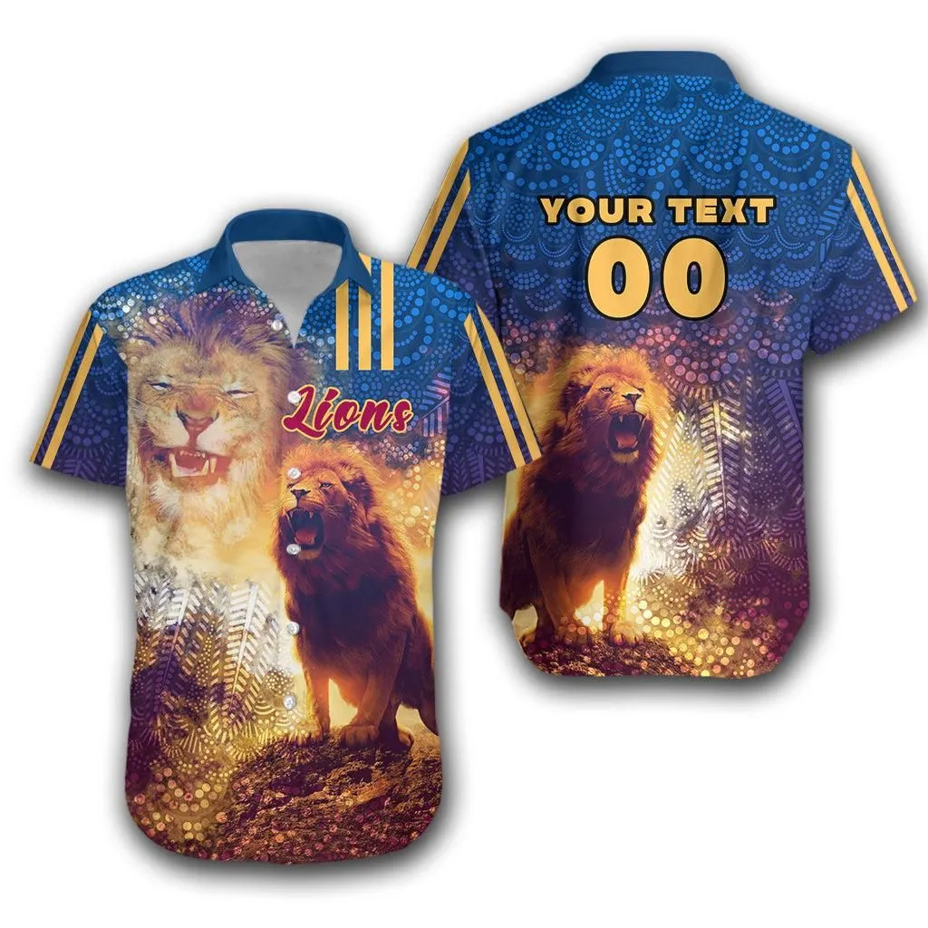 (Custom Personalised) Brisbane Hawaiian Shirt Lions 3D Sport Style Lt16_1
