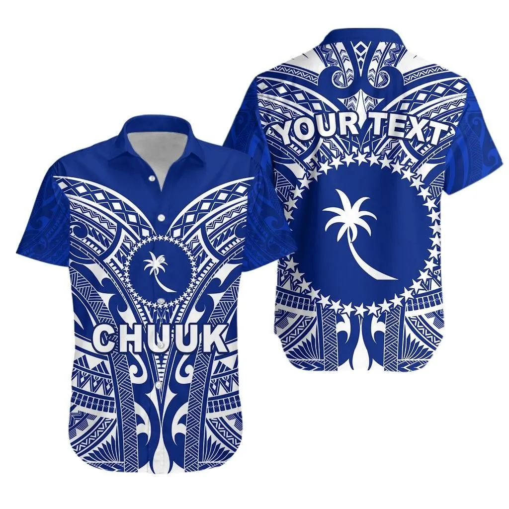 (Custom Personalised) Chuuk Hawaiian Shirt Micronesia Simple Pattern Lt13_0