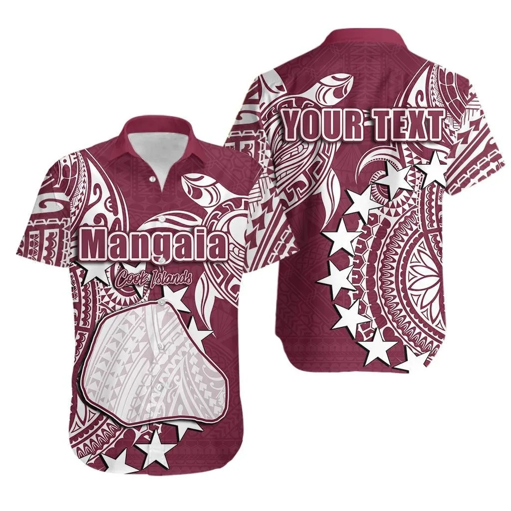(Custom Personalised) Cook Islands Hawaiian Shirt Mangaia Lt6_1