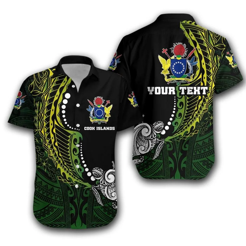 (Custom Personalised) Cook Islands Hawaiian Shirt Simple Style Lt16_1
