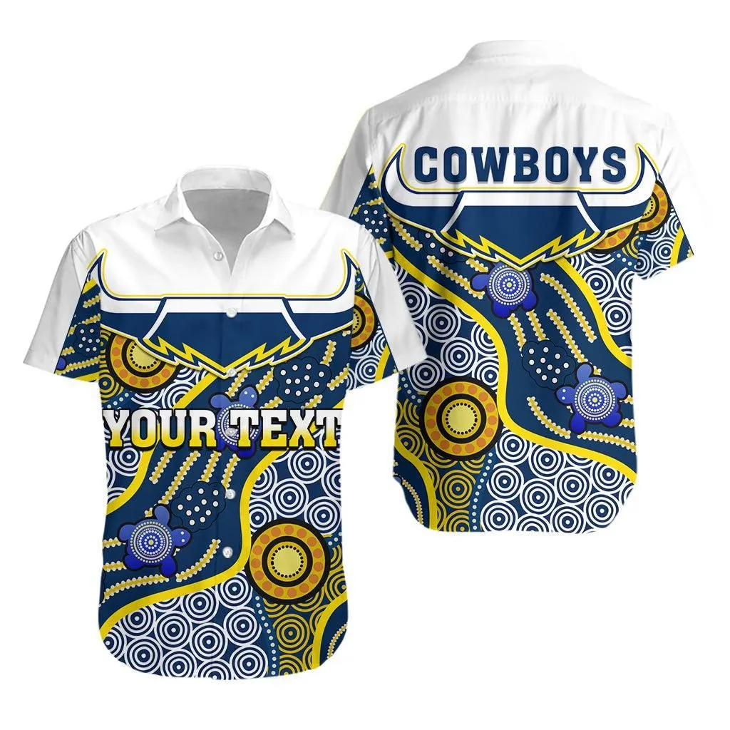 (Custom Personalised) Cowboys Hawaiian Shirt North Queensland Indigenous Lt13_1