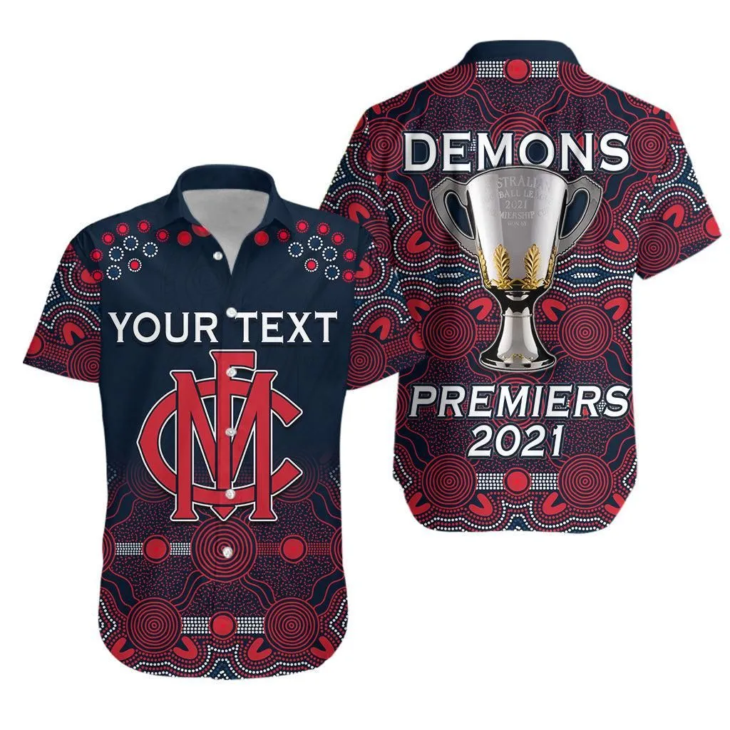 (Custom Personalised) Demons Indigenous Hawaiian Shirt Premiers 2021 Champion Lt13_1
