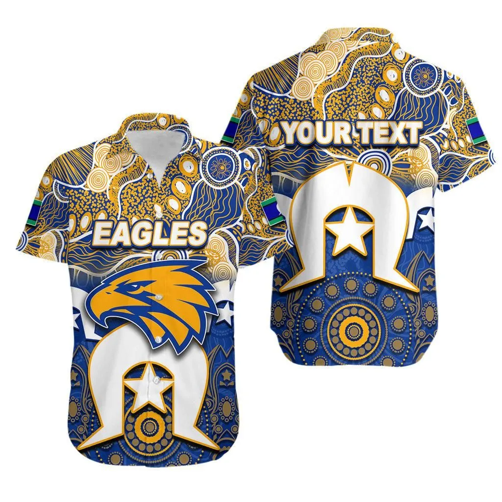 (Custom Personalised) Eagles Australian Football Torres Strait Islanders Mix Aboriginal Hawaiian Shirt Lt6_1