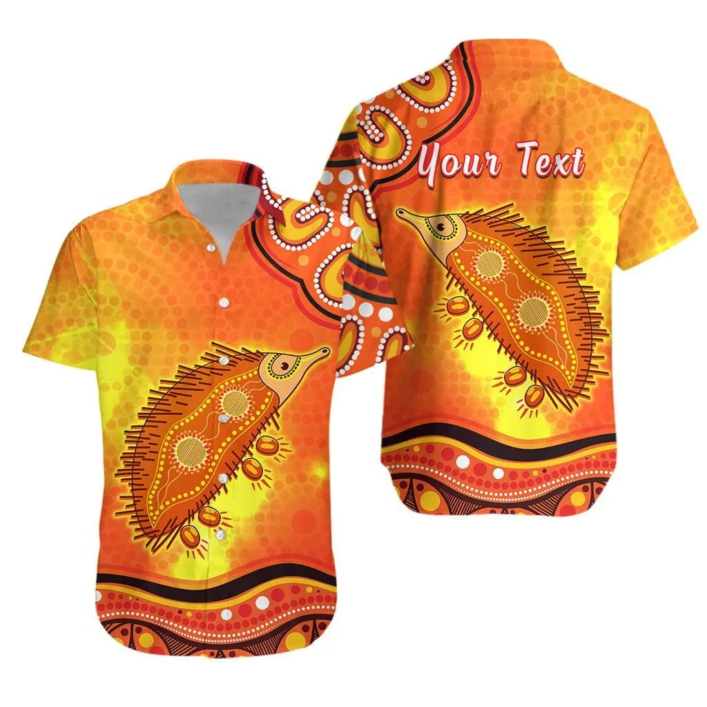 (Custom Personalised) Echidna Aboriginal Hawaiian Shirt Australian Animal Lt13_0