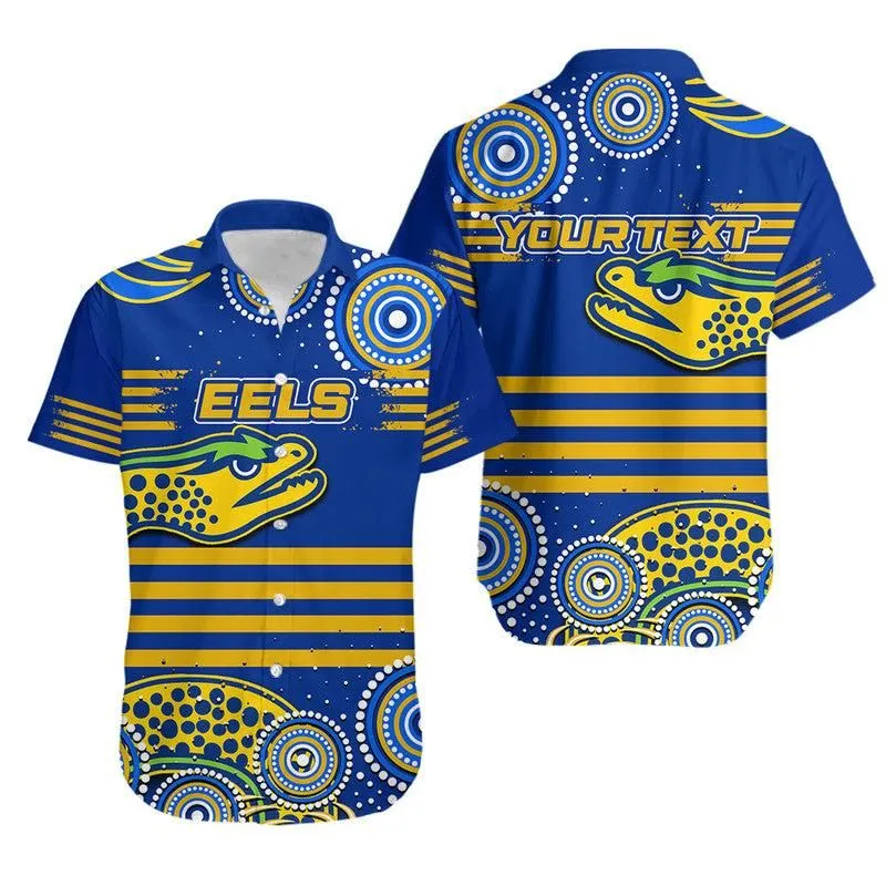(Custom Personalised) Eels Rugby Champions  Hawaiian Shirt Lt6_0