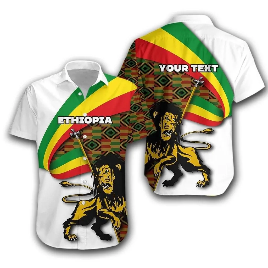 (Custom Personalised) Ethiopia Hawaiian Shirt Model Style Lt16_1