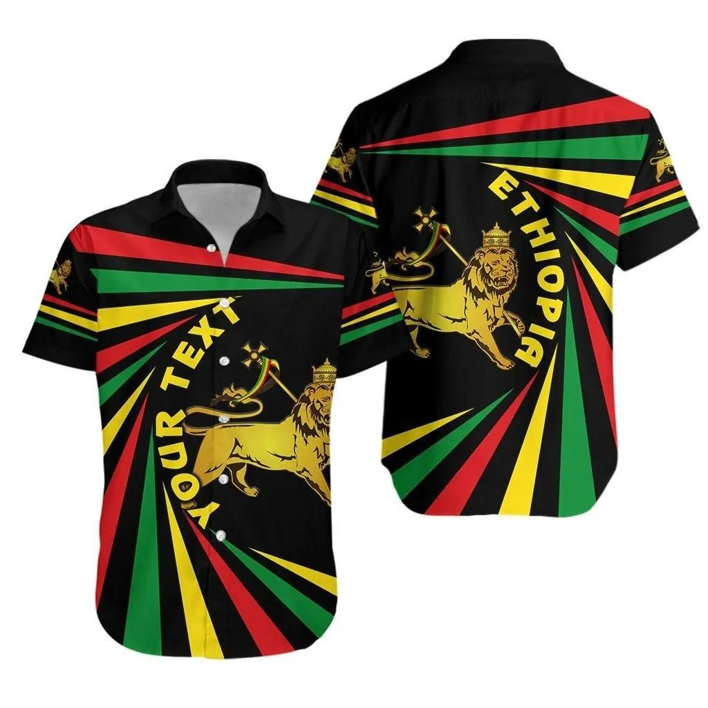 (Custom Personalised) Ethiopia Lion Of Judah Hawaiian Shirt Creative Style Lt8_1