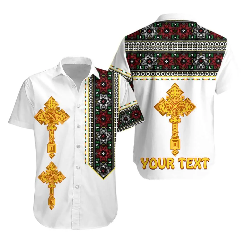 (Custom Personalised) Ethiopia Tibeb Hawaiian Shirt Ethiopian Cross Fashion Lt13_0
