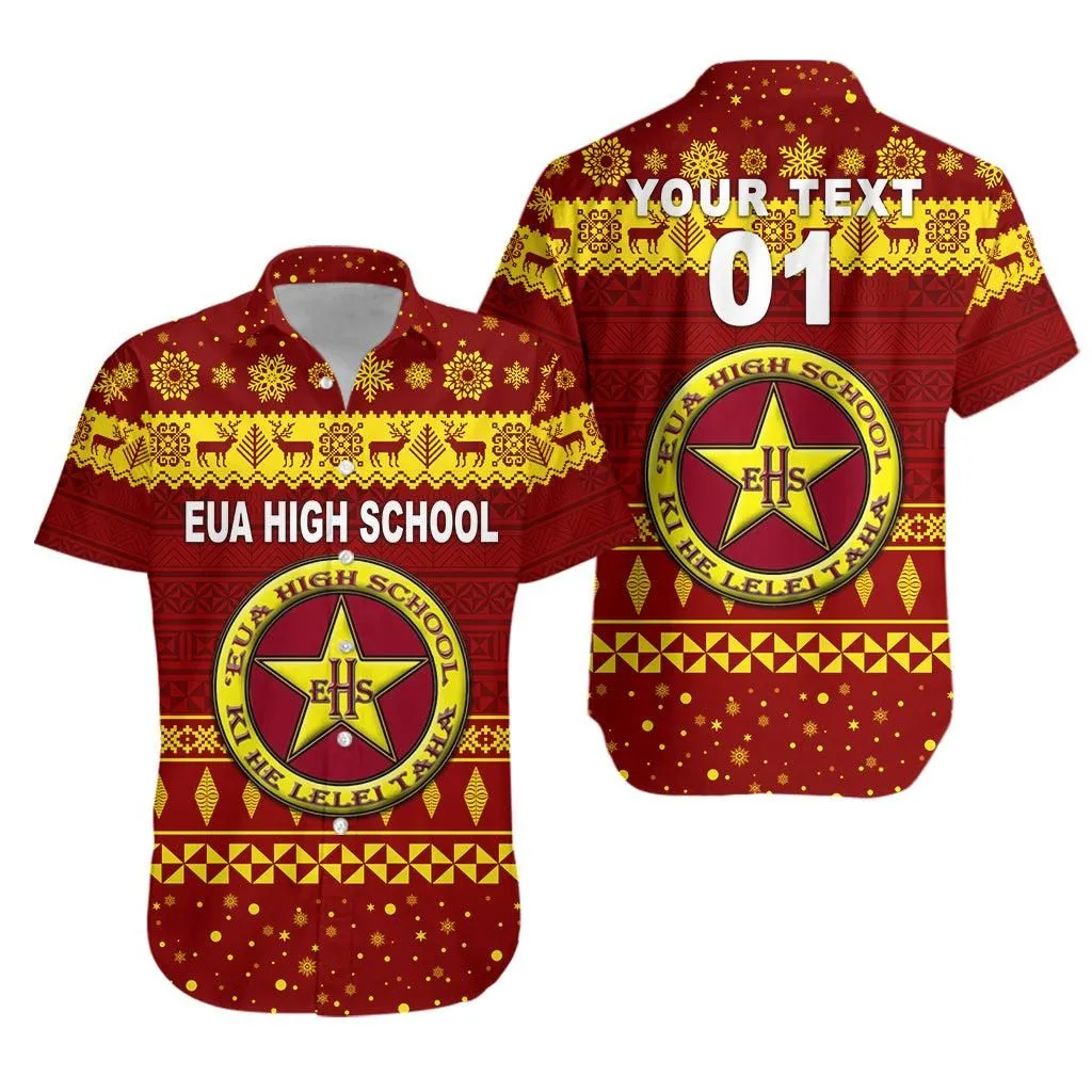 (Custom Personalised) Eua High School Christmas Hawaiian Shirt Simple Style Lt8_1