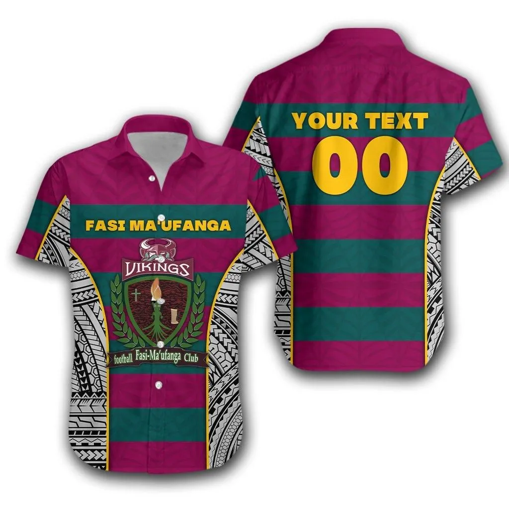 (Custom Personalised) Fasi Maufanga Football Tonga Hawaiian Shirt Polynesian Style Lt16_1