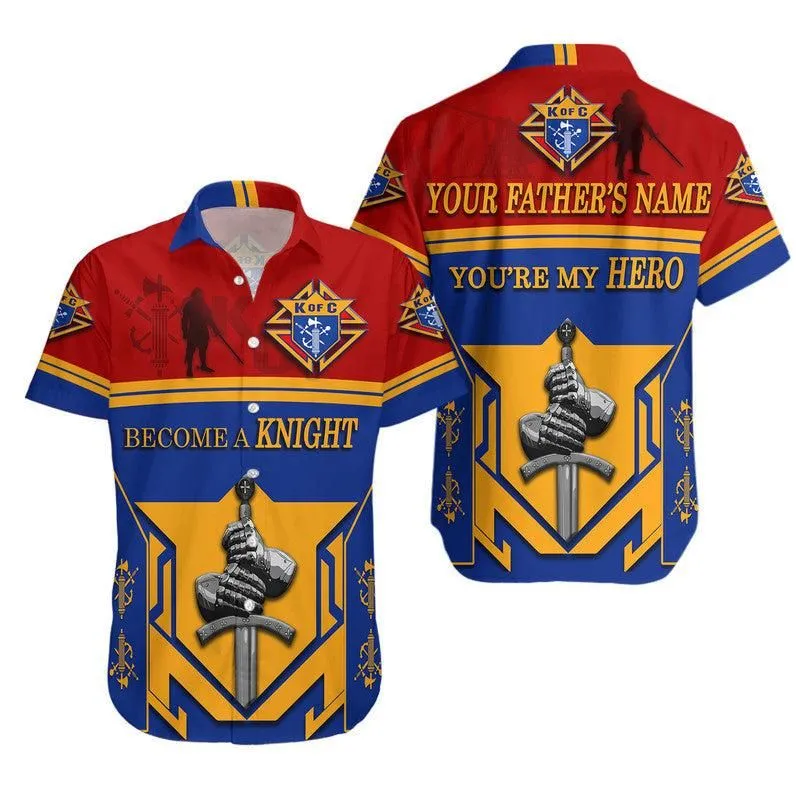 (Custom Personalised) Fathers Day   Knights Of Columbus Hawaiian Shirt   Ryb Color Lt9_0