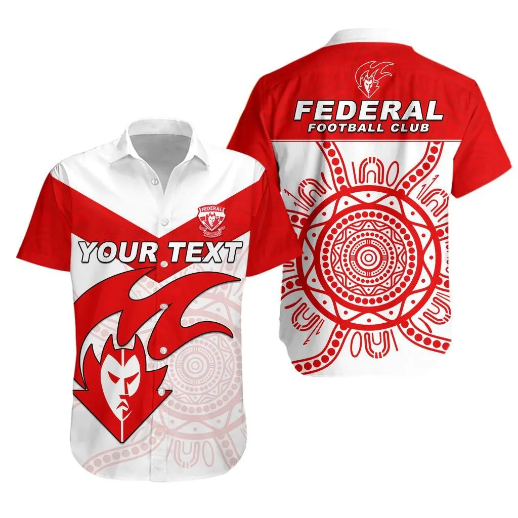 (Custom Personalised) Federal Demons Football Hawaiian Shirt Indigenous Impressive Lt13_1