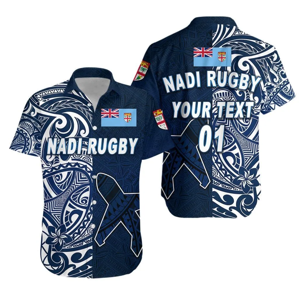 (Custom Personalised) Fiji Nadi Rugby Union Hawaiian Shirt Tapa Vibes, Custom Text And Number Lt8_1