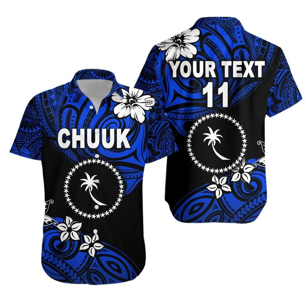 (Custom Personalised) Fsm Chuuk Hawaiian Shirt Unique Vibes   Blue Lt8_1