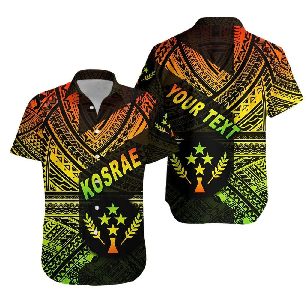 (Custom Personalised) Fsm Kosrae Hawaiian Shirt Original Style   Reggae Lt8_1