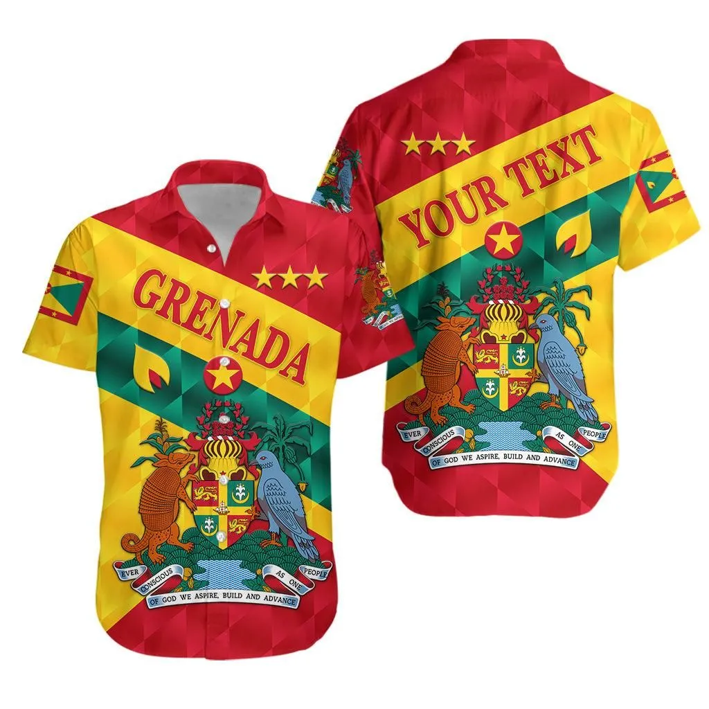 (Custom Personalised) Grenada Hawaiian Shirt Sporty Style Lt8_1