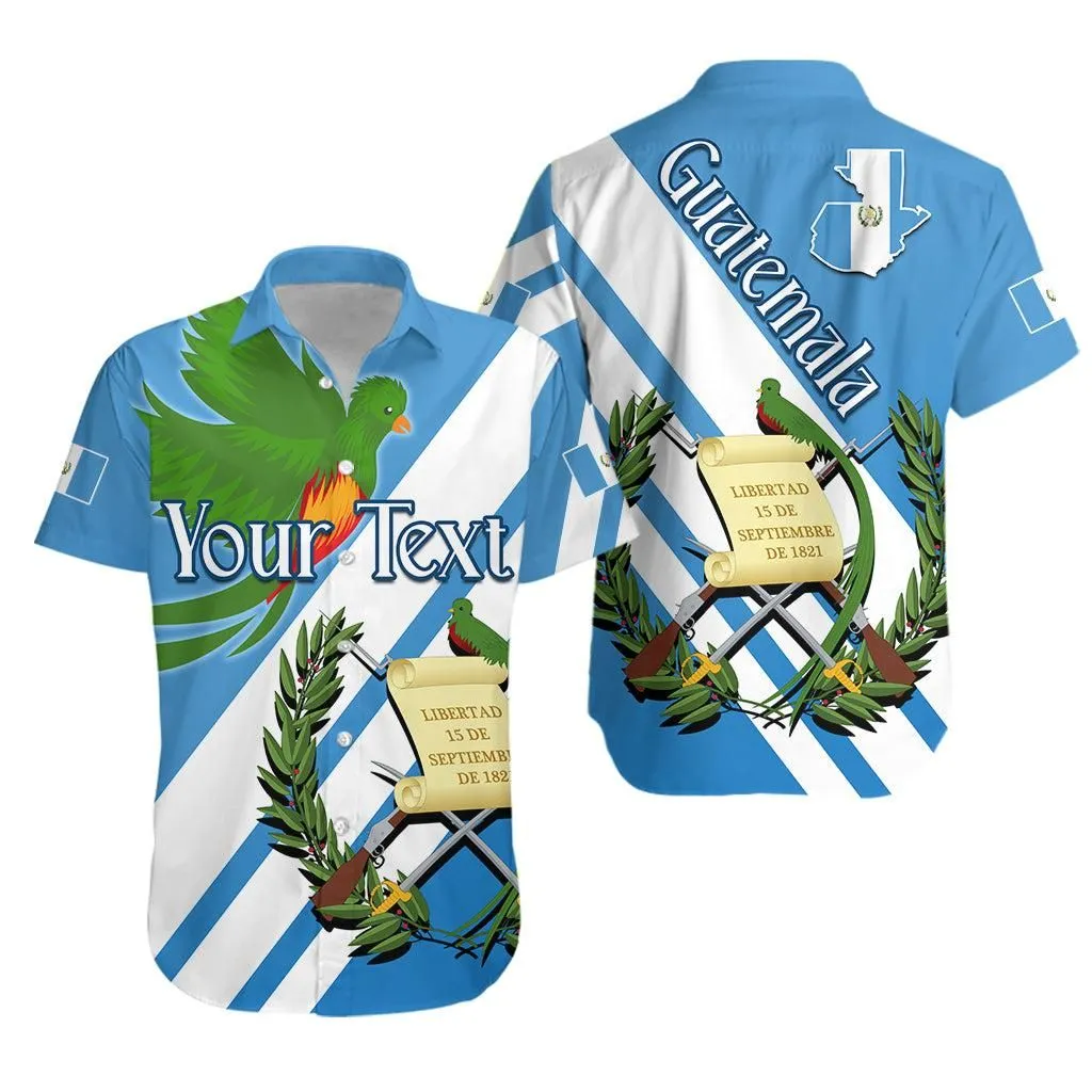Custom Personalised) Guatemala Hawaiian Shirt Resplendent Quetzal