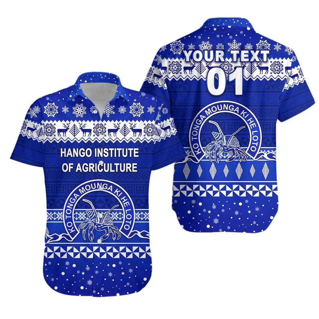 (Custom Personalised) Hango Institute Of Agriculture Christmas Hawaiian Shirt Simple Style Lt8_1