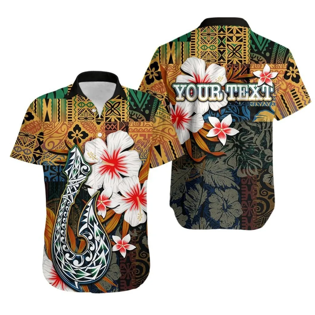 (Custom Personalised) Hawaii Fish Hook Hawaiian Shirt Style Lt6_1