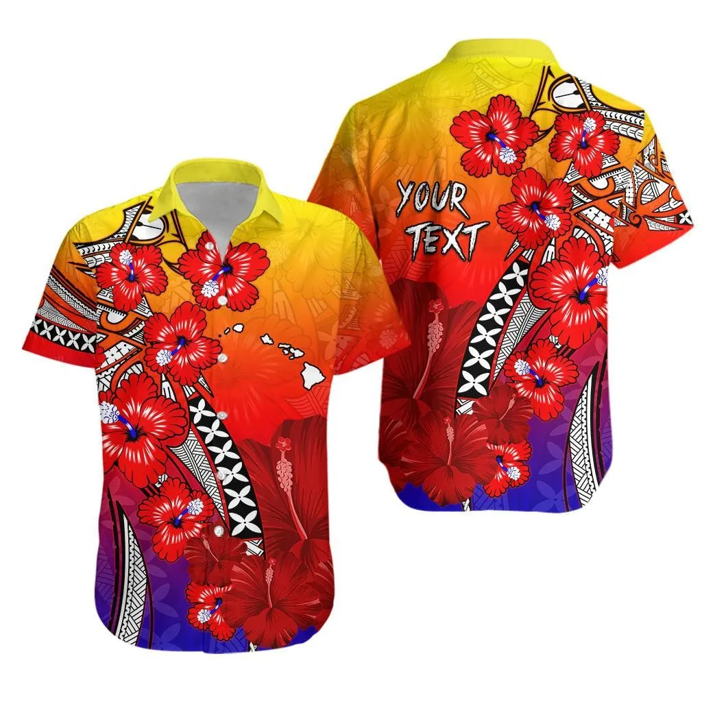 (Custom Personalised) Hawaii Hawaiian Shirt Polynesia Special Hibiscus And Map Mystical Ver01 Lt13_0