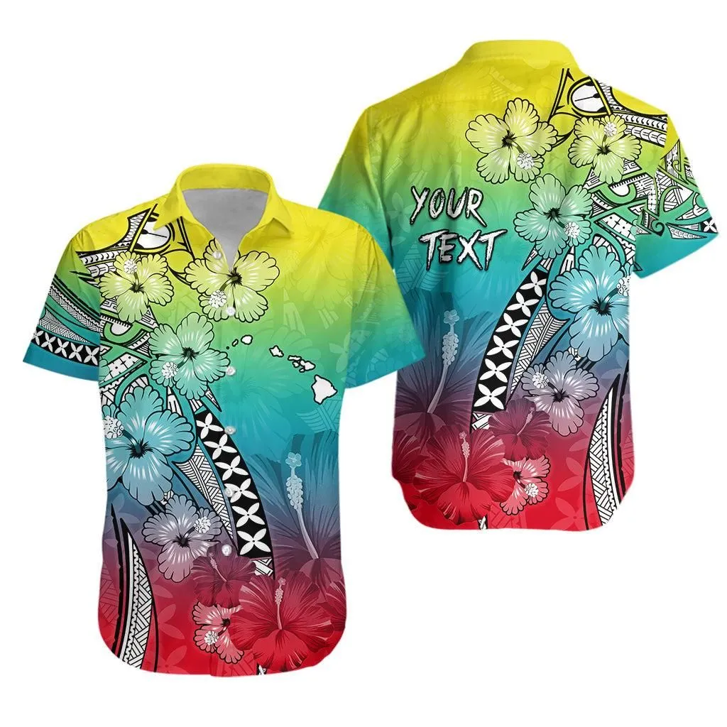 (Custom Personalised) Hawaii Hawaiian Shirt Polynesia Special Hibiscus And Map Mystical Ver02 Lt13_0