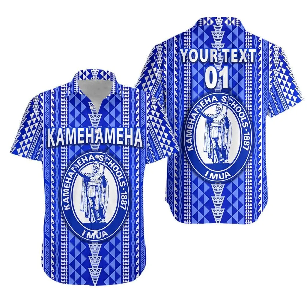 (Custom Personalised) Hawaii Kamehameha School Hawaiian Shirt Imua Simple Style Lt8_1