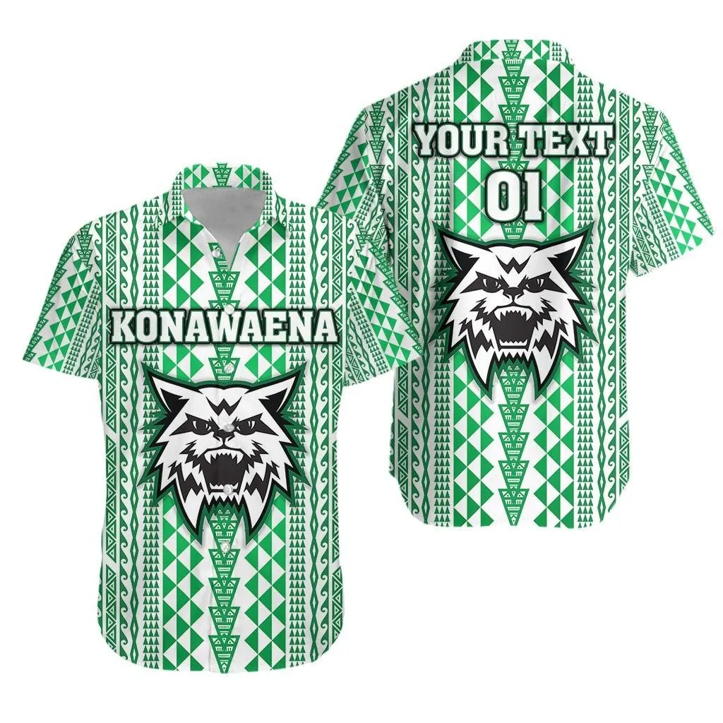 (Custom Personalised) Hawaii Konawaena Wildcats School Hawaiian Shirt Simple Style Lt8_1