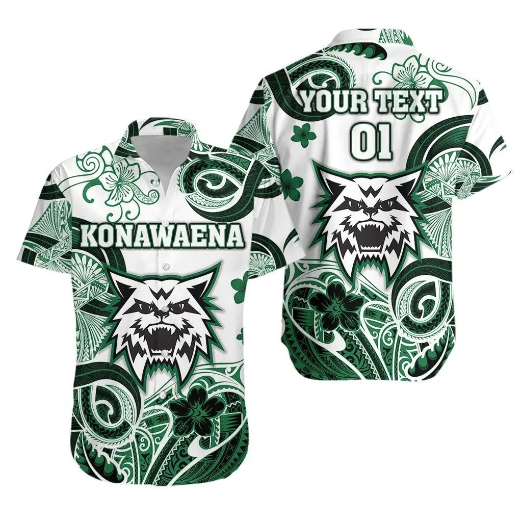 (Custom Personalised) Hawaii Konawaena Wildcats School Hawaiian Shirt Unique Style Lt8_1