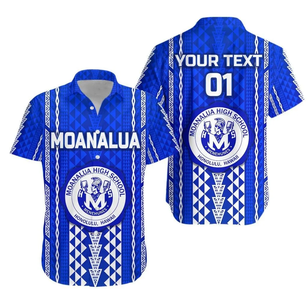 (Custom Personalised) Hawaii Moanalua High School Hawaiian Shirt Simple Style Lt8_1