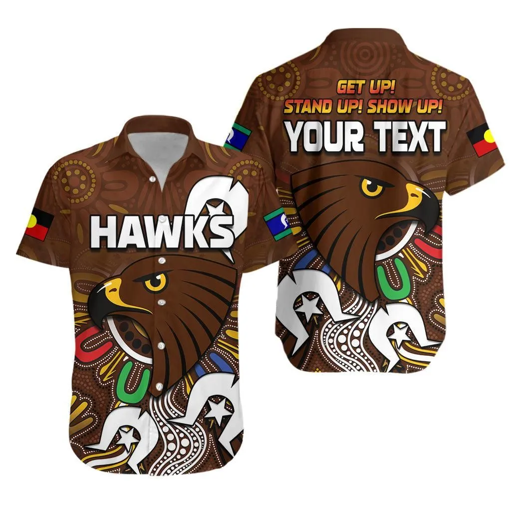 (Custom Personalised) Hawks Naidoc Week Hawaiian Shirt Hawthorn Football Aboriginal Lt13_0