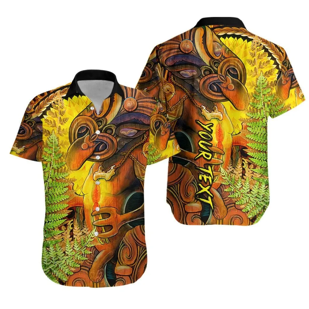 (Custom Personalised) Hei Tiki Maori Hawaiian Shirt Fern Aotearoa Ta Moko Sun Lt13_0