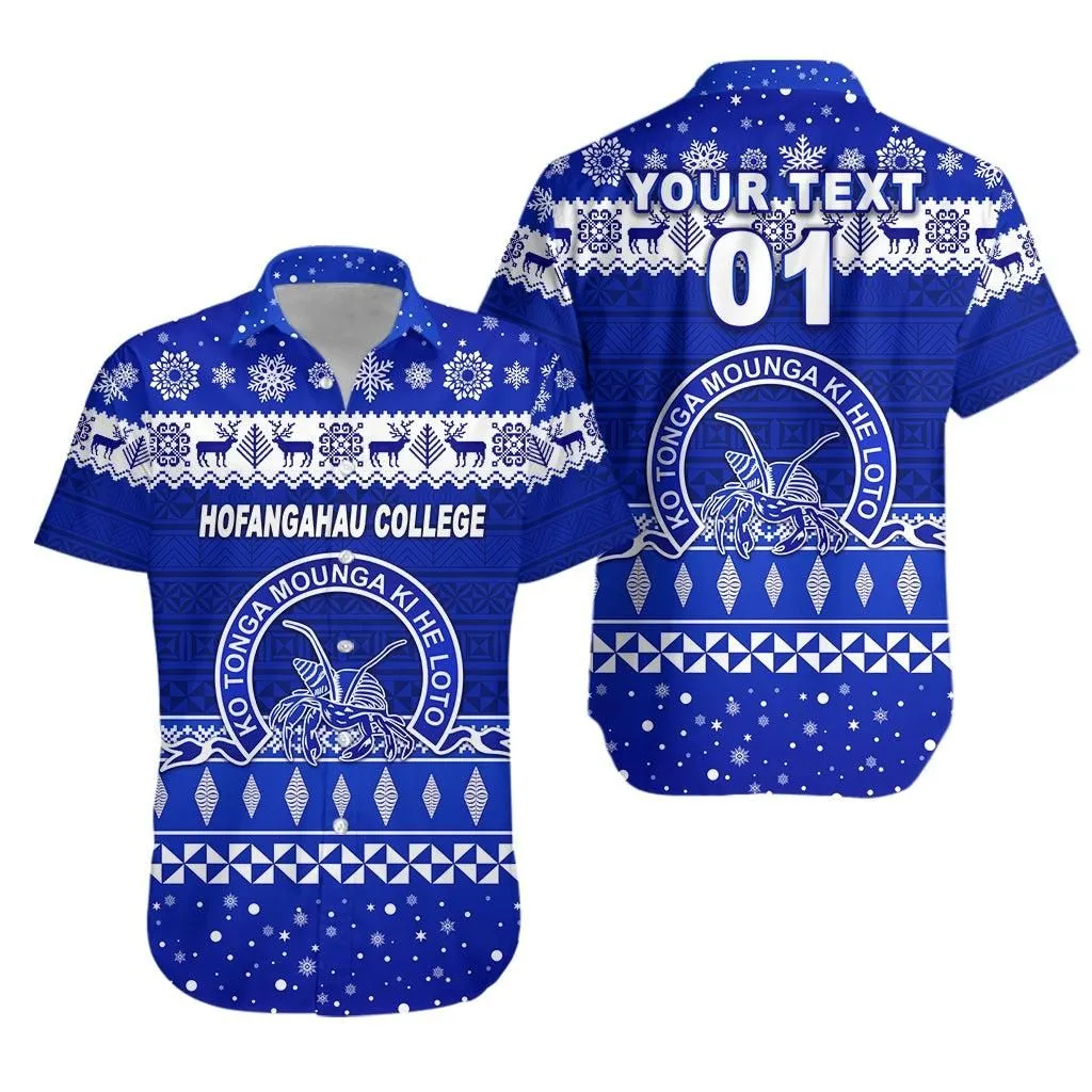 (Custom Personalised) Hofangahau College Christmas Hawaiian Shirt Simple Style Lt8_1