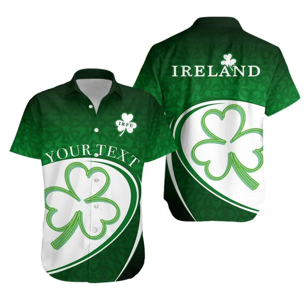 (Custom Personalised) Ireland Rugby Hawaiian Shirt Celtic And Shamrock Lt13_1