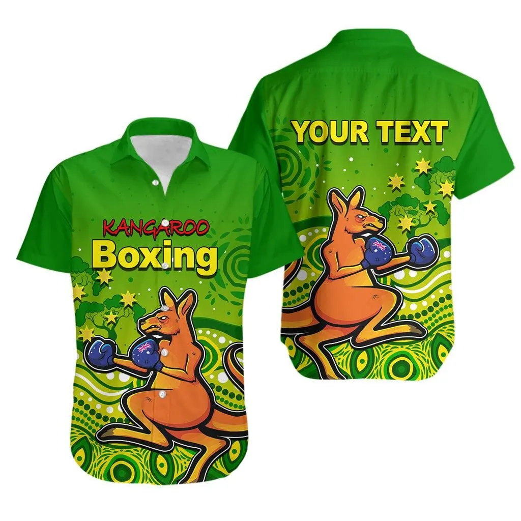 (Custom Personalised) Kangaroo Boxing Hawaiian Shirt Aboriginal Lt6_0
