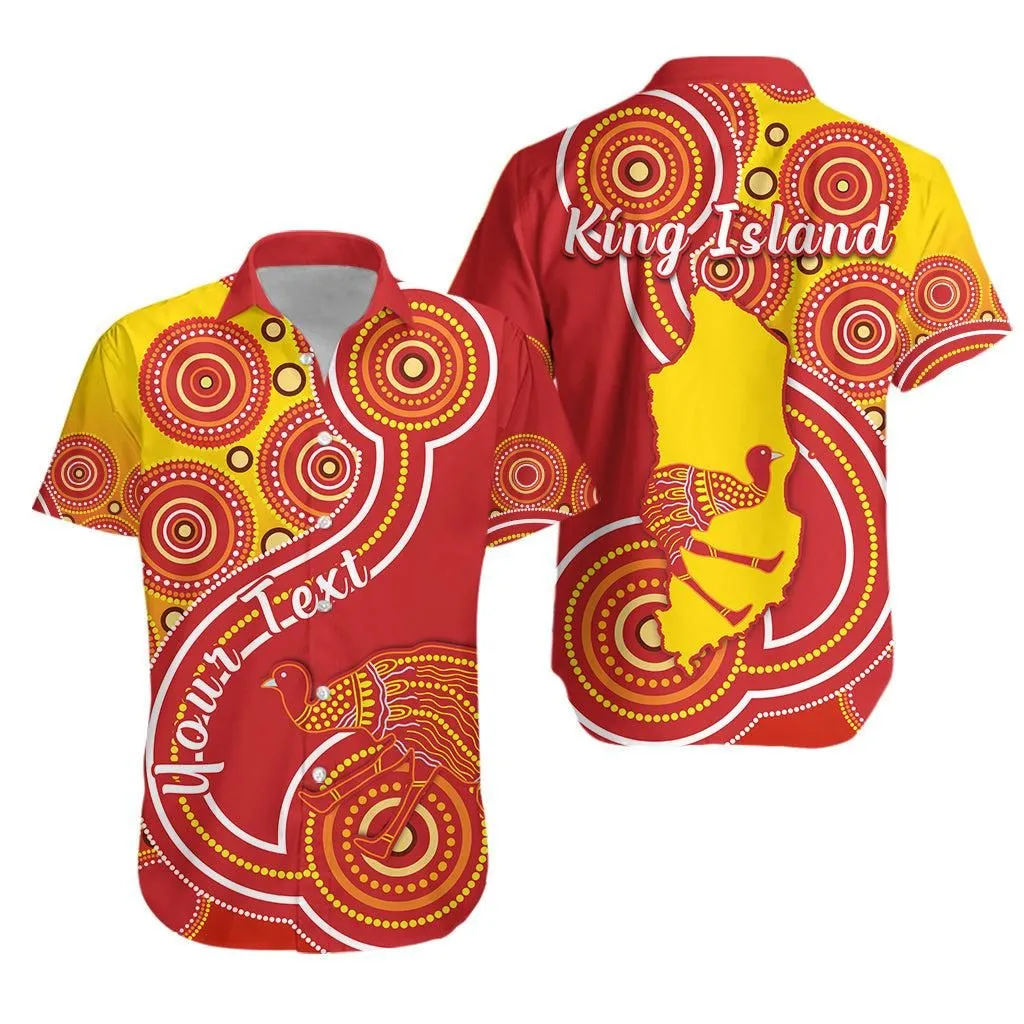 (Custom Personalised) King Islands Hawaiian Shirt Emu Aboriginal Tasmania Australia Lt13_0