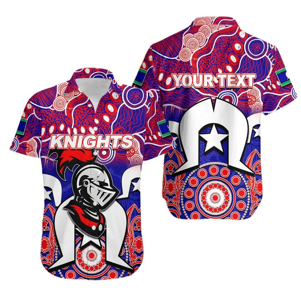 (Custom Personalised) Knights Torres Strait Islanders Mix Aboriginal Hawaiaan Shirt Lt6_1