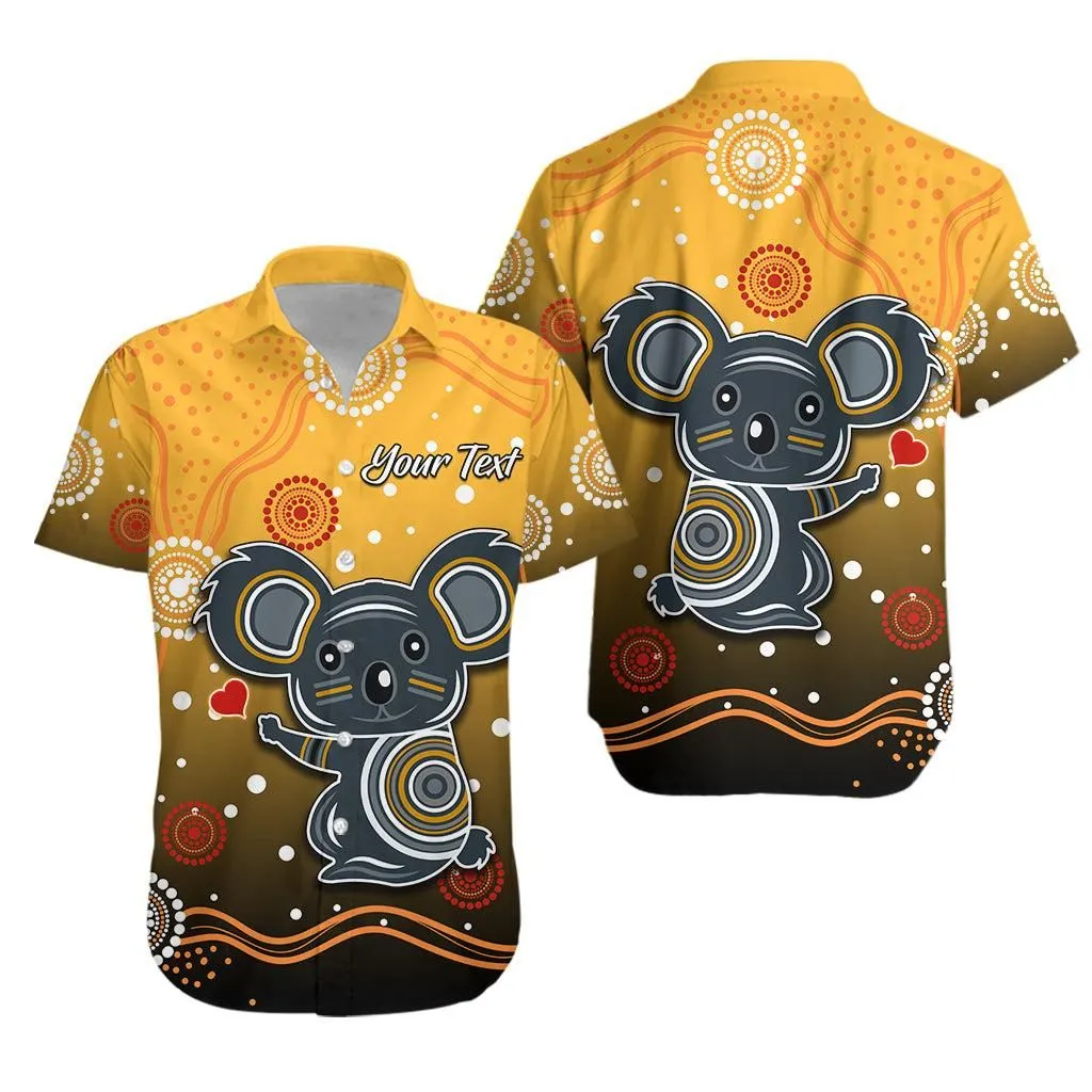 (Custom Personalised) Koala Indigenous Hawaiian Shirt Aboriginal Aussie Lt13_1