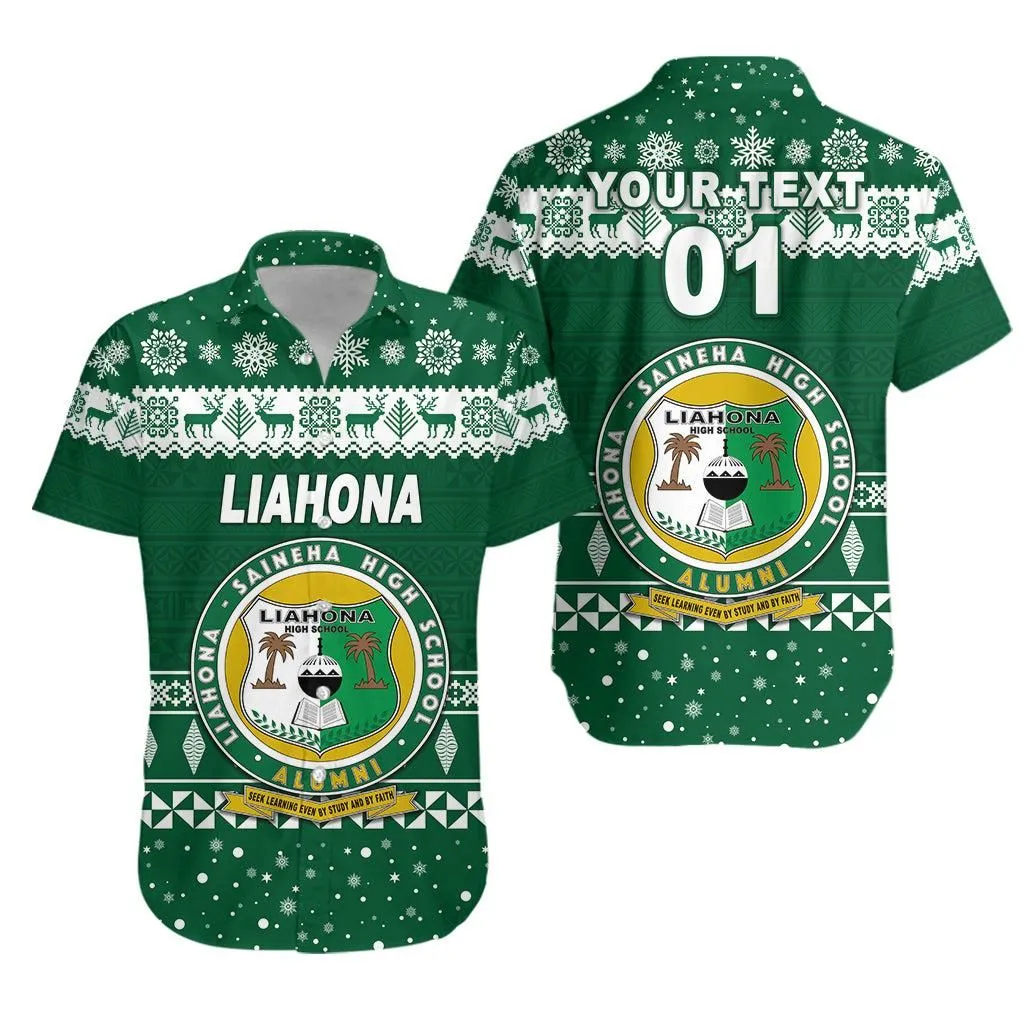 (Custom Personalised) Liahona High School Christmas Hawaiian Shirt Simple Style Lt8_1