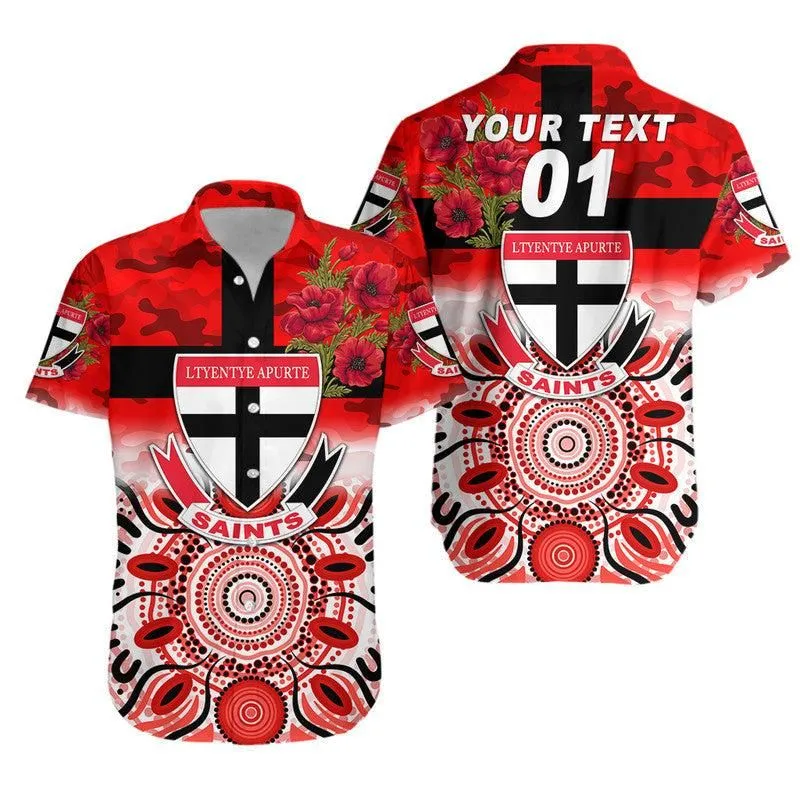 (Custom Personalised) Ltyentye Apurte Anzac Hawaiian Shirt Indigenous Vibes   Saints Lt8_1
