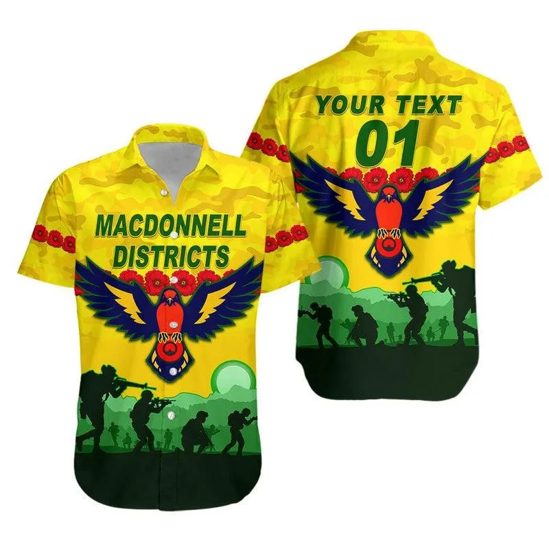 (Custom Personalised) Macdonnell Districts Anzac Hawaiian Shirt Simple Style Lt8_1