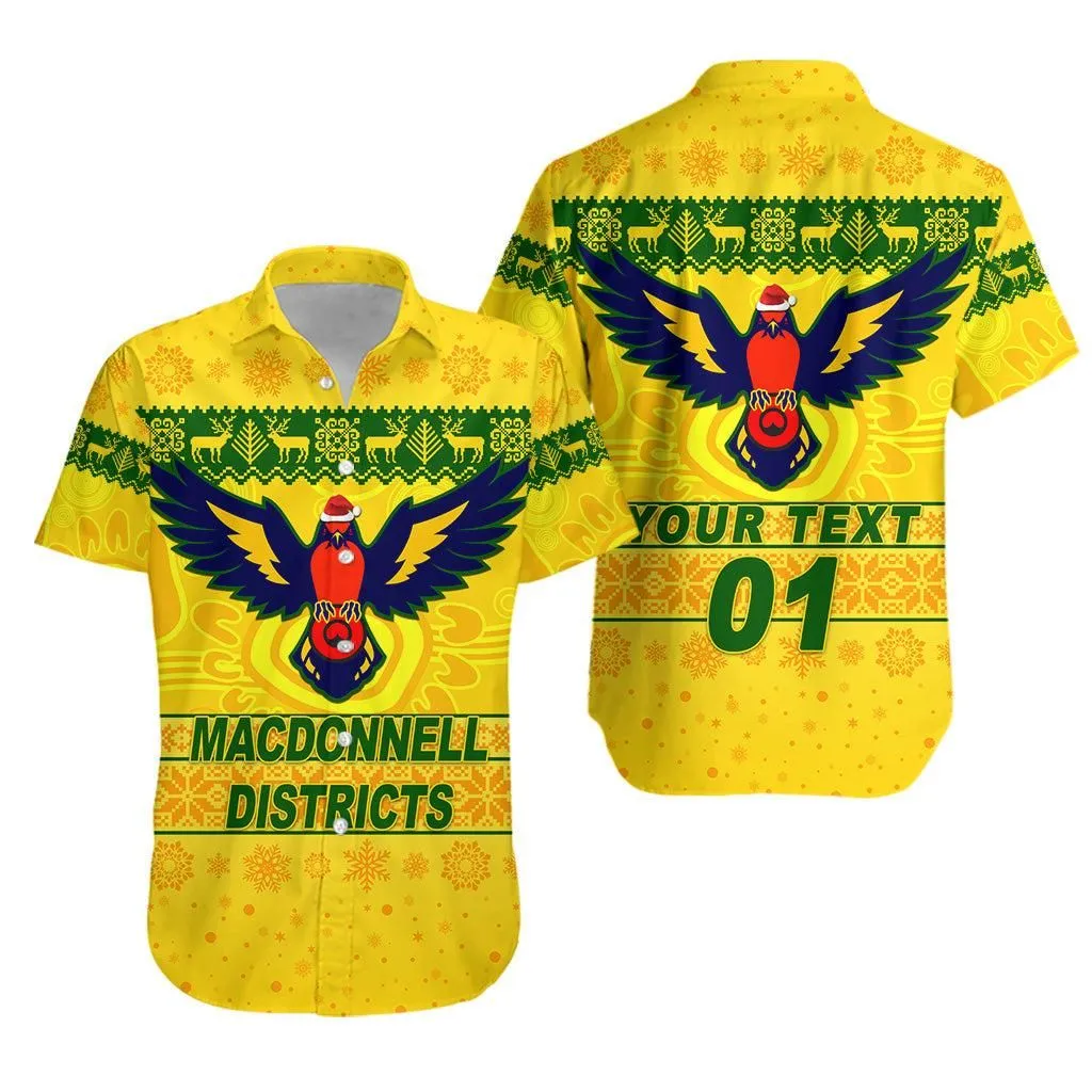 (Custom Personalised) Macdonnell Districts Hawaiian Shirt Christmas Simple Style Lt8_1