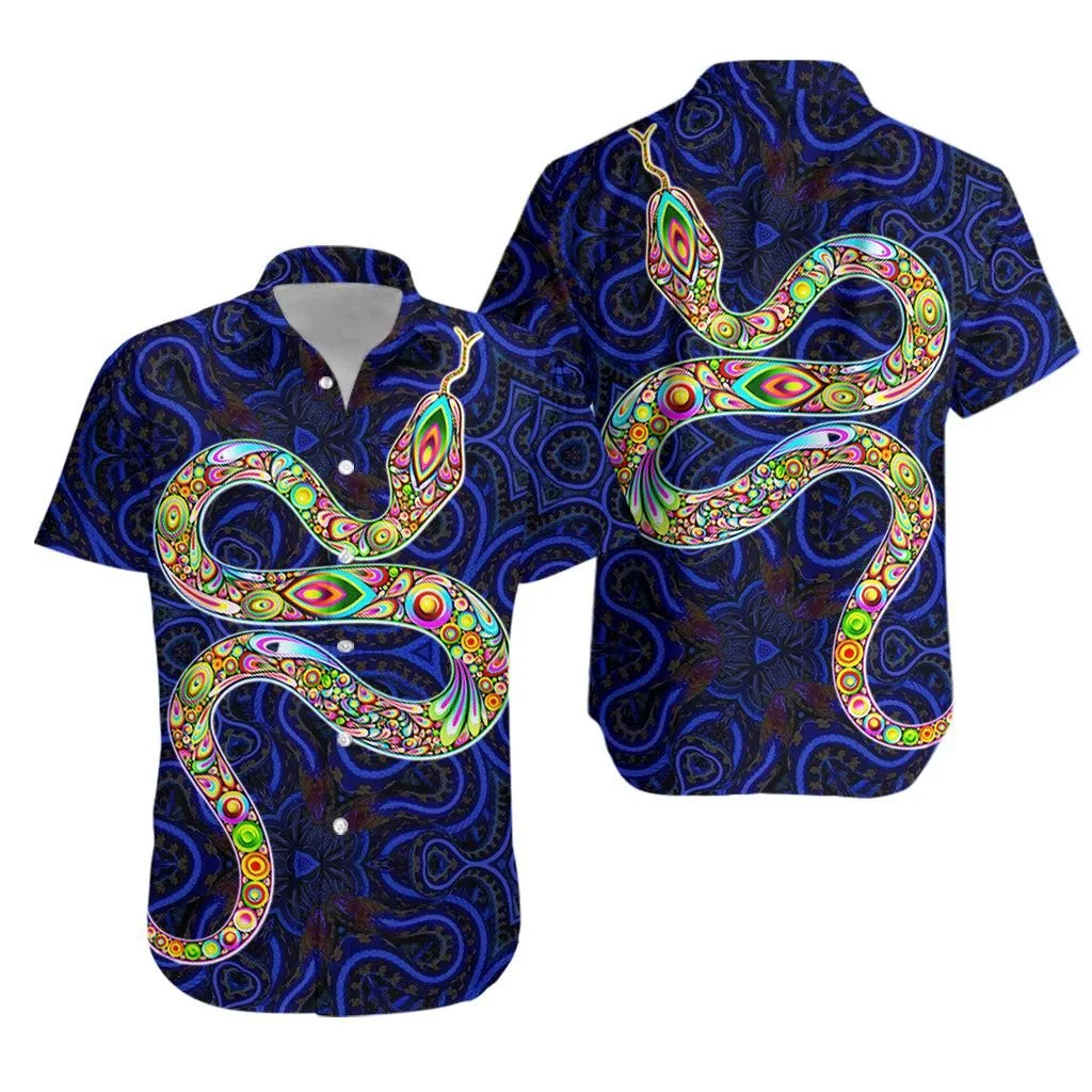 Aboriginal The Rainbow Serpent Psychedelic Hawaiian Shirt   Lt20_0