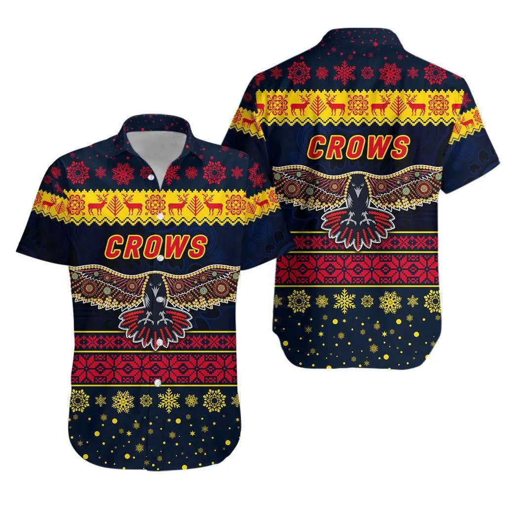 Adelaide Crows Hawaiian Shirt Christmas Simple Style Lt8_1