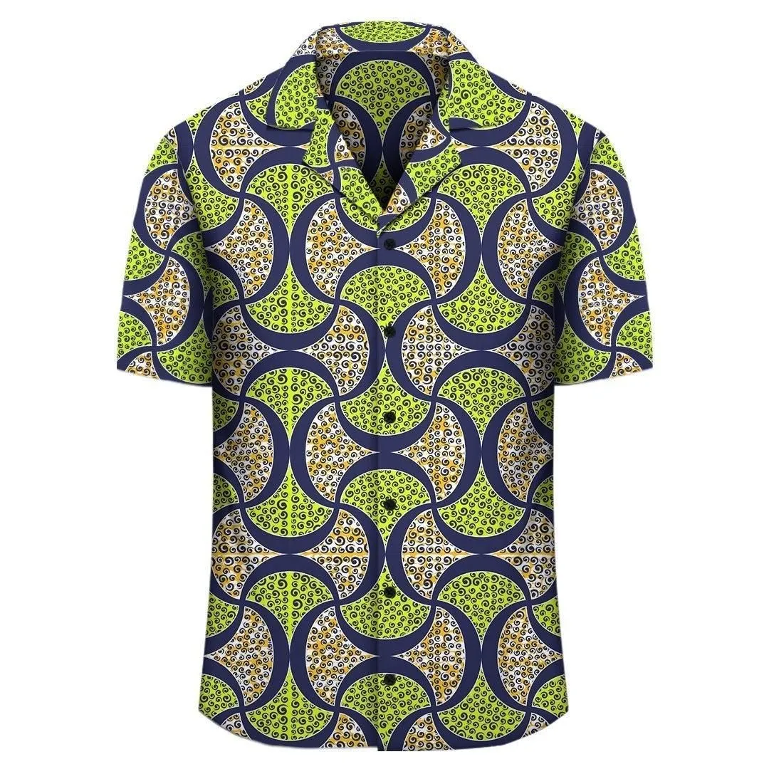Africa Hawaiian Shirt   Ankara Hawaiian Shirt Ogee Drop_0