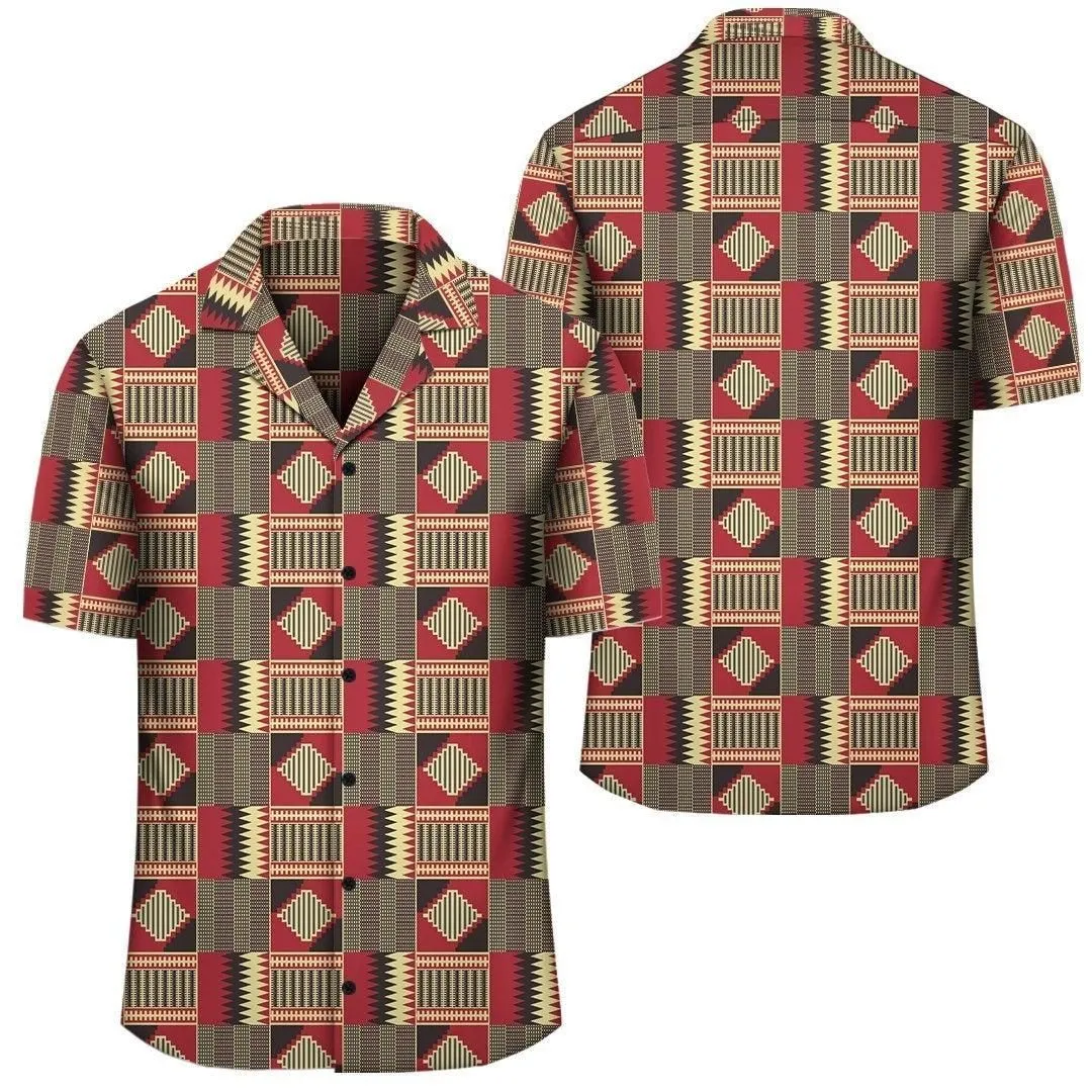 Africa Hawaiian Shirt   Kente Hawaiian Shirt Royal Pattern_2