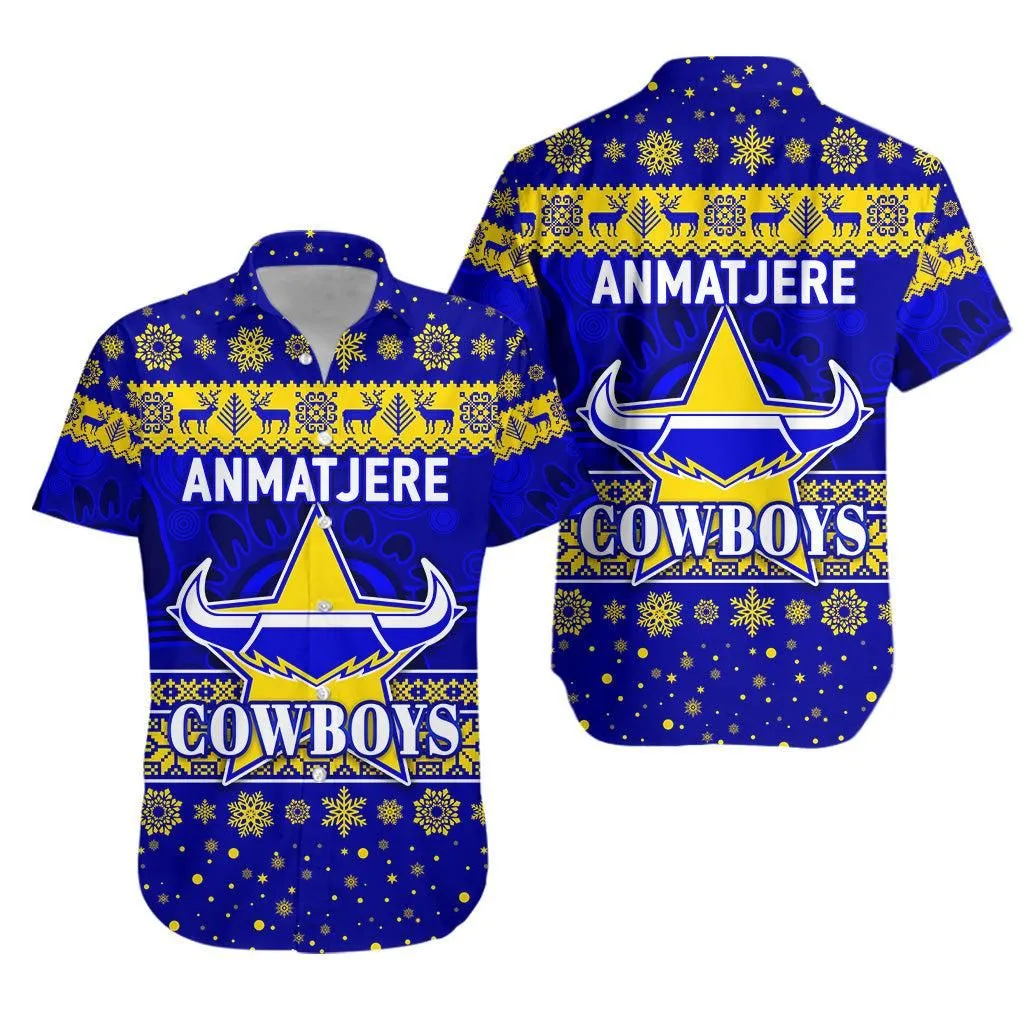 Anmatjere Cowboys Football Club Hawaiian Shirt Christmas Simple Style Lt8_1