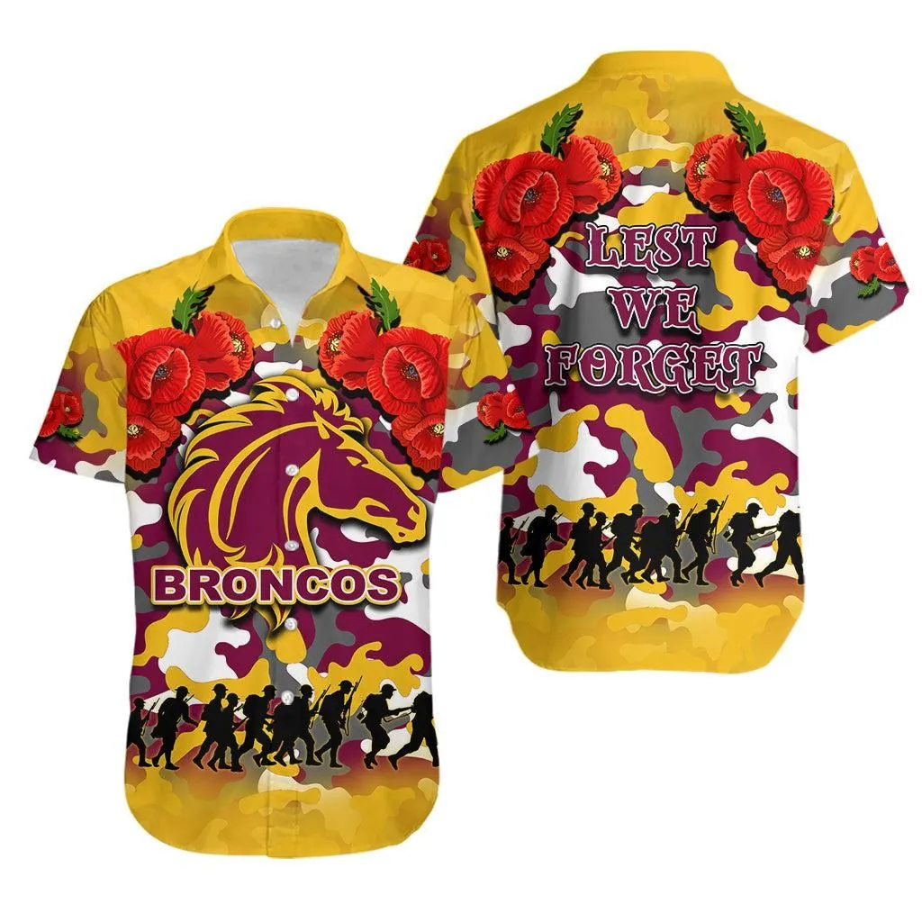 Anzac Day Hawaiian Shirt Broncos Army Style No2 Lt6_1