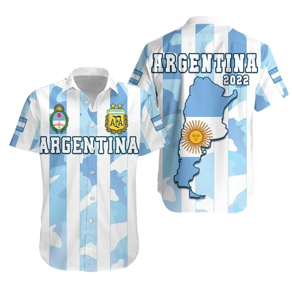 Argentina Football Hawaiian Shirt Afa Champions 2022 Sporty Style Lt14_0